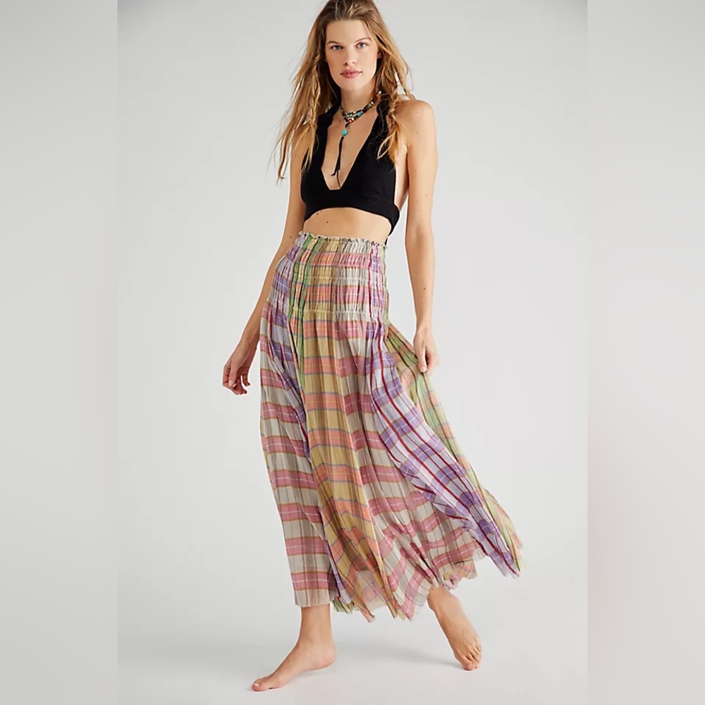 Free People Lausanne Convertible Maxi Skirt